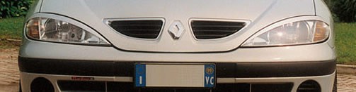 Renault Megane 1. facelift szemöldök spoiler párban