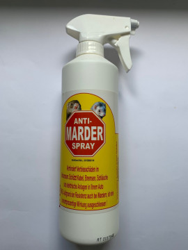 Nyestriasztó spray autóhoz, házhoz, gabonatárolóhoz, 500 ml- fél évre elegendő!