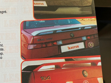 Alfa 164 hátsó szárny spoiler féklámpával H471LS