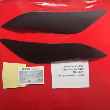 Toyota Corolla E12 szemöldök spoiler Corolla E120 szemöldök spoiler párban (2000-2006)