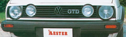 VW Golf II GTI hosszú grill spoiler felső