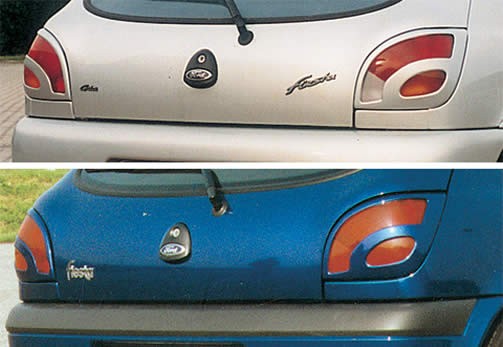 Ford Fiesta IV V lámpamaszk lámpa spoiler hátsó lámpára