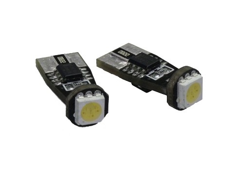 T10 1SMD canbus izzó fehéren világít 1 db