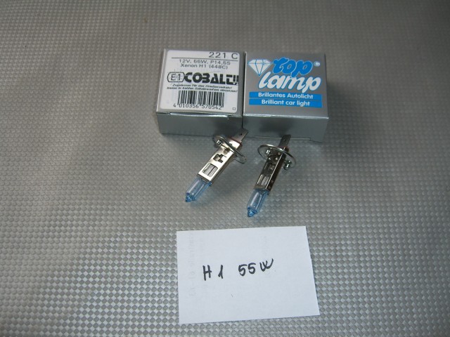 H1 12V 55W Top Lamp Cobalt izzó