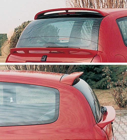 Renault Clio 1998-2005. hátsó szárny spoiler középre