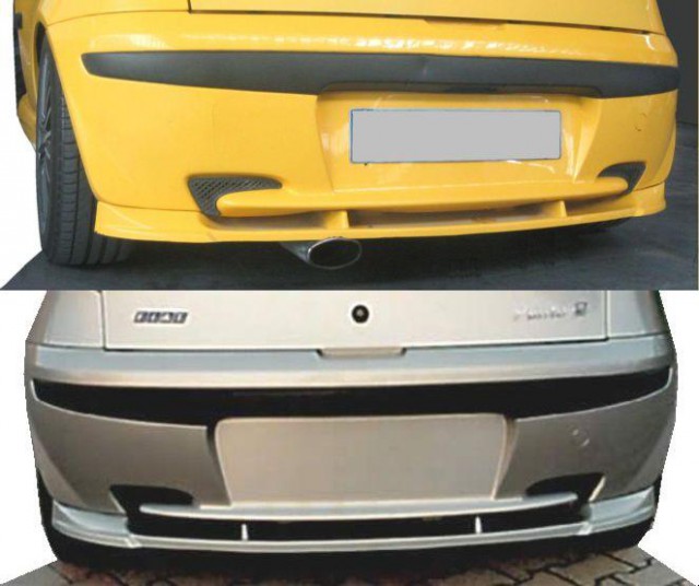 Fiat Punto II 3 ajtósra tuning hátsó lökhárító toldat spoiler RS102