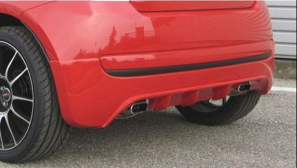 Fiat 500 2007-től tuning hátsó lökhárító toldat spoiler