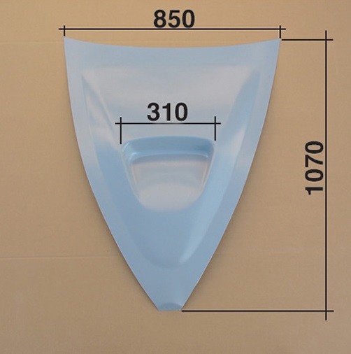 Univerzális légbeömlő motorháztetőre 1070 x 850 mm