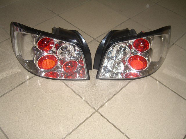 Audi A3 hátsó lámpa 03-08-ig króm párban