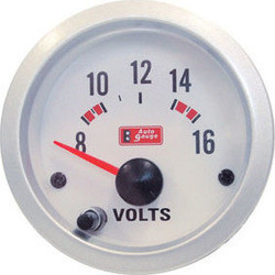 Voltmérő / töltés mérő műszer ezüst 2791SS AutoGauge