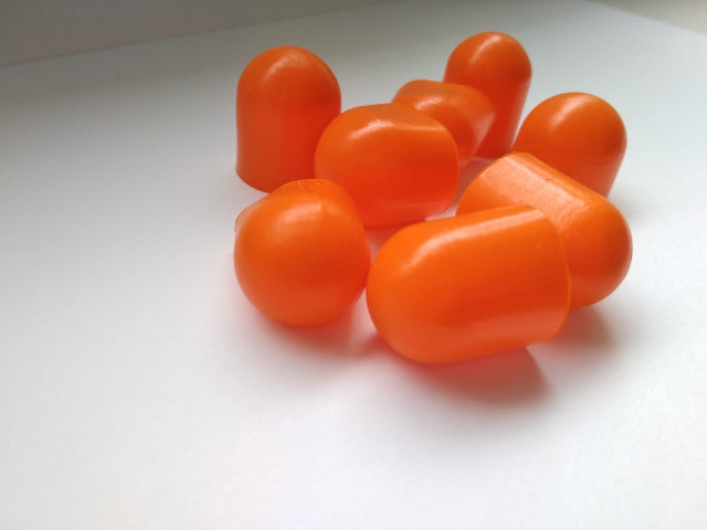 1db Narancssárga BA15S izzóra szilikon kupak sapka , 15 mm
